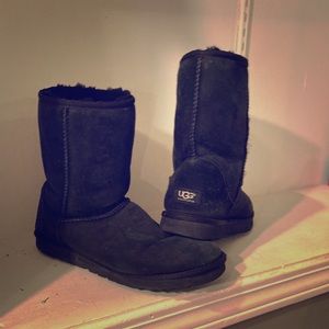 Black ugg boots size 11